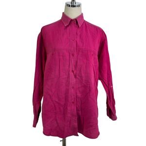 Vintage GAP Pink Cotton Shirt Dot  Printed